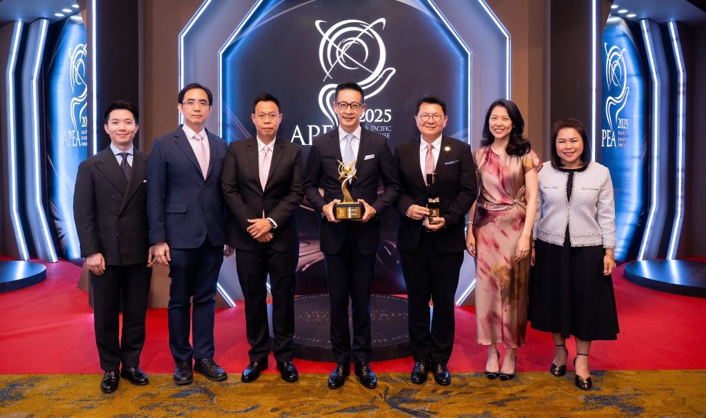 เมืองไทยประกันชีวิตคว้า 2 รางวัลเกียรติยศระดับเอเชีย จากเวที Asia Pacific Enterprise Awards 2025 ตอกย้ำความเป็นองค์กรผู้นำและความเป็นเลิศต่อเนื่องปีที่ 5